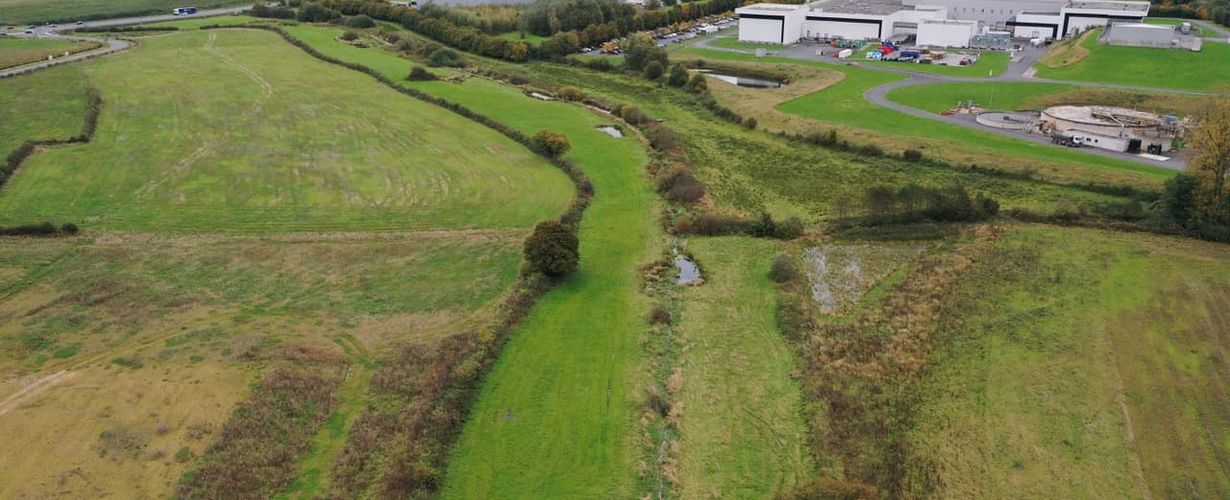 Projet de restauration écologique du talweg de la Marlière à Feignies.© CAMVS