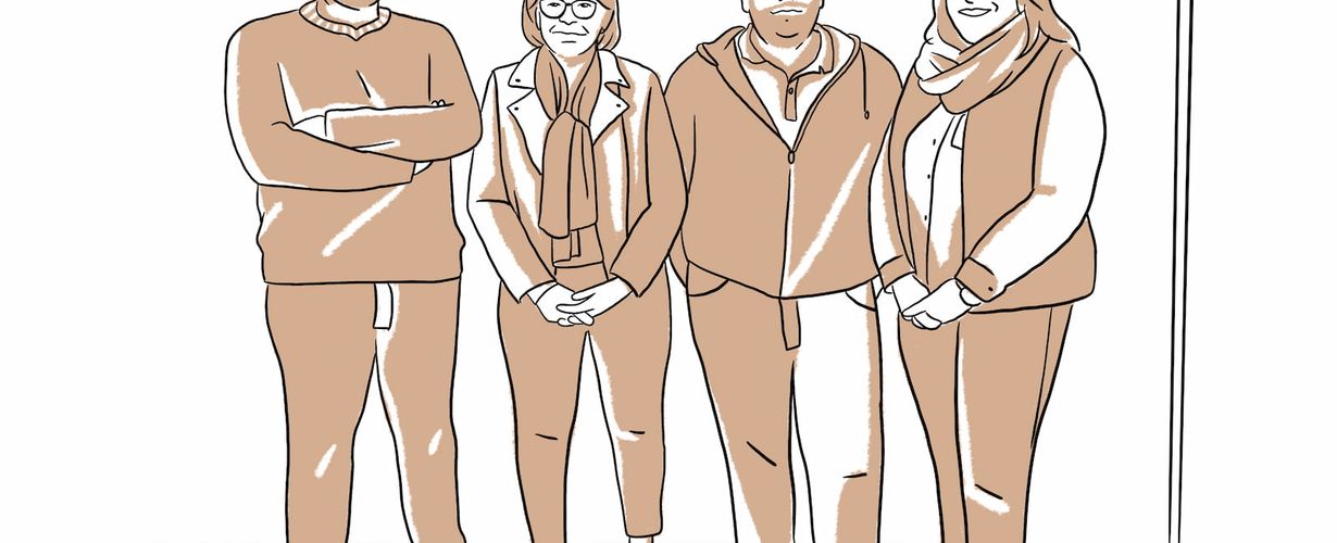 Dessin représentant l'équipe du SIRTOM du Laonnois