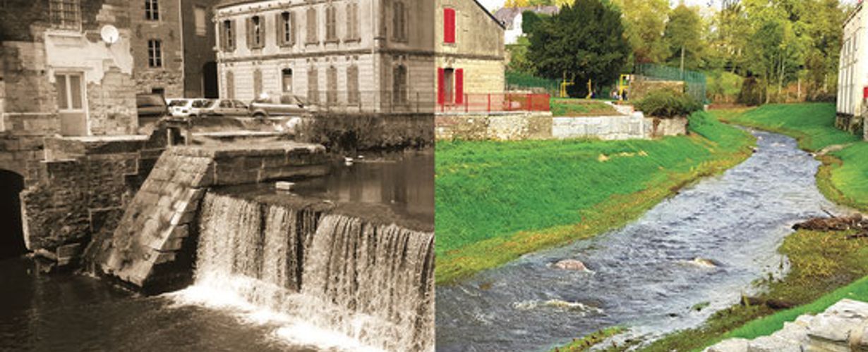 Dérasement du seuil à Hirson © Entente Oise Aisne